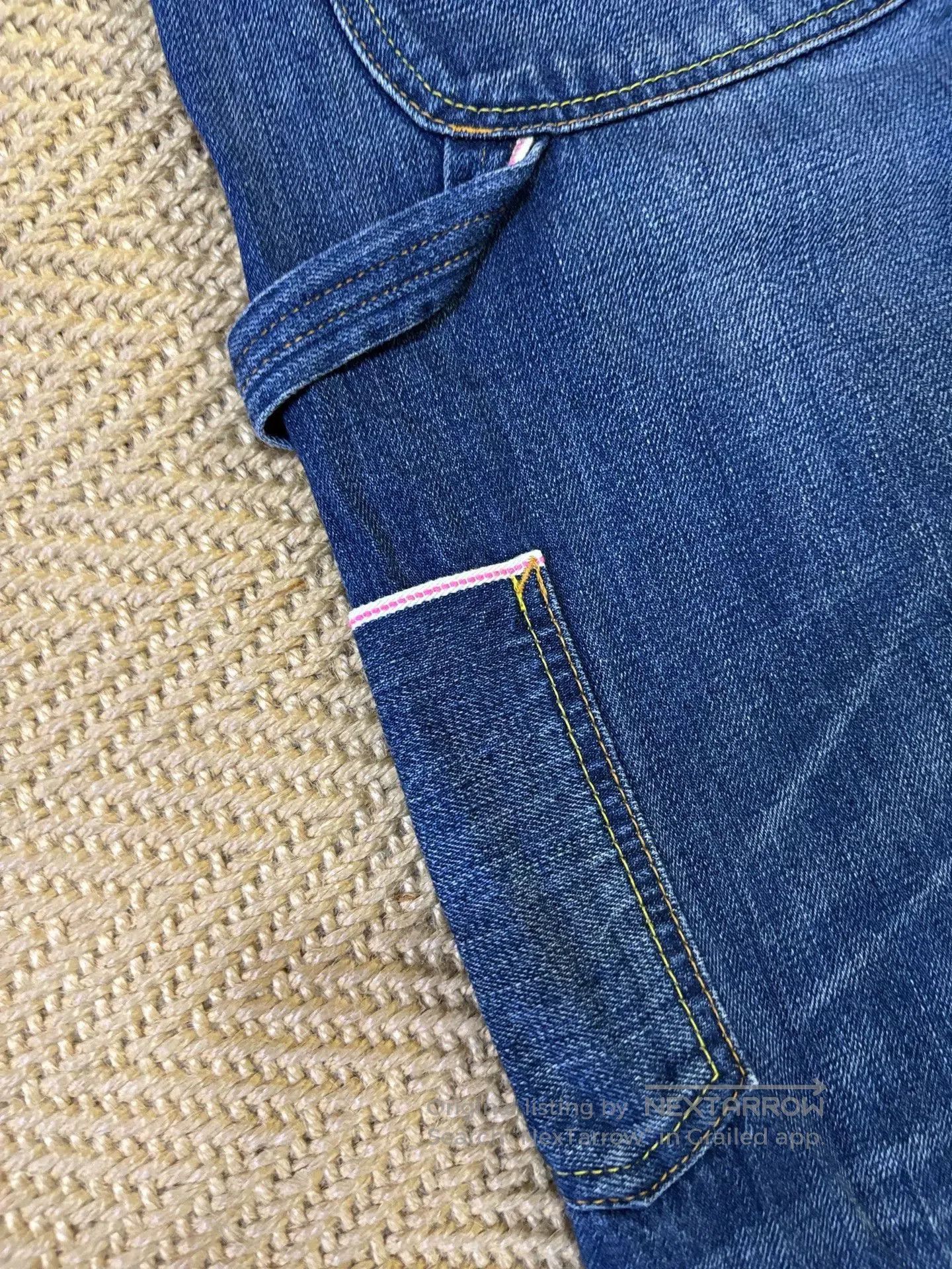 levis fenom workwear denim pants in blue.