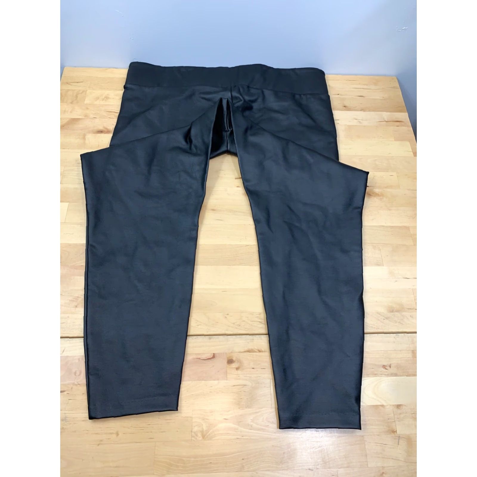 Torrid Torrid Pixie Faux Leggings Black Size 2 18-20 Casual #4380 Size 26" / US 2 / IT 38 - 4 Thumbnail