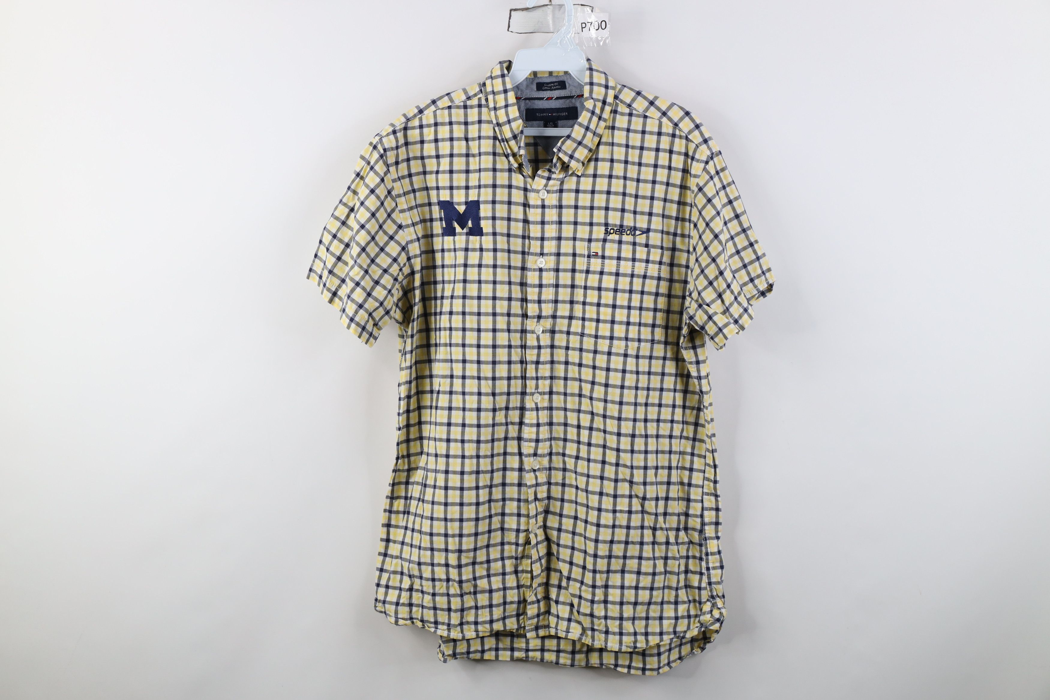 Tommy Hilfiger Tommy Hilfiger Speedo University Michigan Swim Button Shirt Size US L / EU 52-54 / 3 - 1 Thumbnail