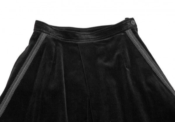 Comme des Garcons Comme des Garcons size S Retro black velvet overskirt Size 24" / US 00 / IT 34 - 4 Thumbnail