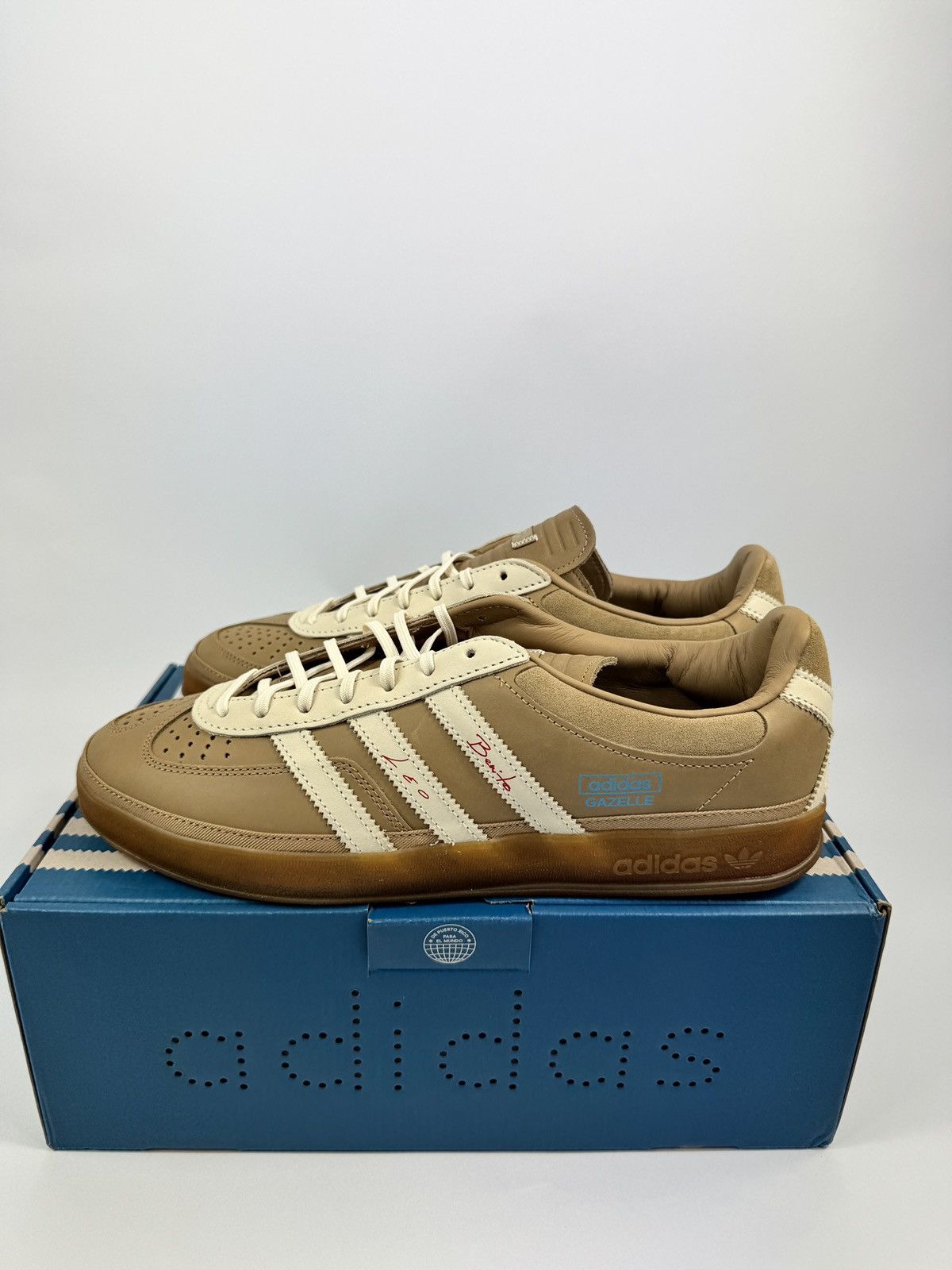 Adidas ADIDAS X MESSI X BAD BUNNY GAZELLIE SNEAKERS Size US 10.5 / EU 43-44 - 1 Thumbnail