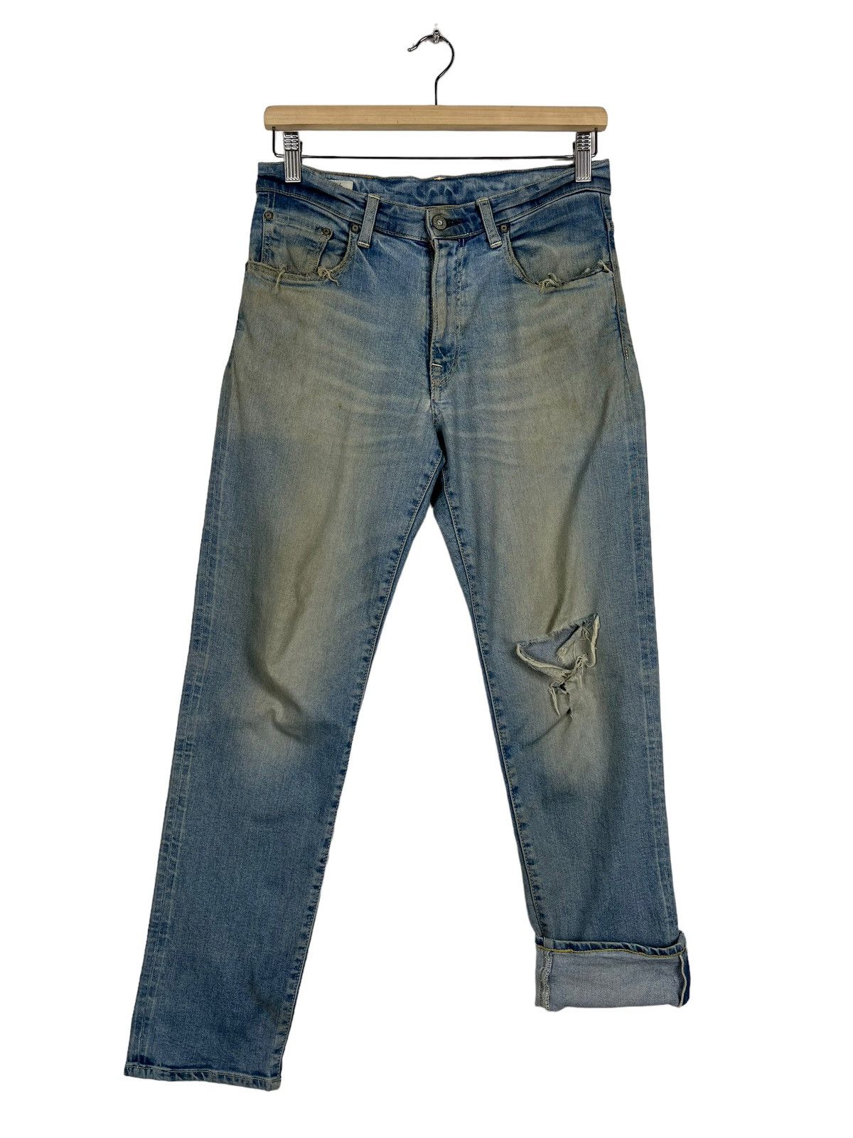 Spellbound 🔥 SPELLBOUND DYED BROKEN DISTRESSED DENIM JEANS Size US 30 / EU 46 - 10 Thumbnail