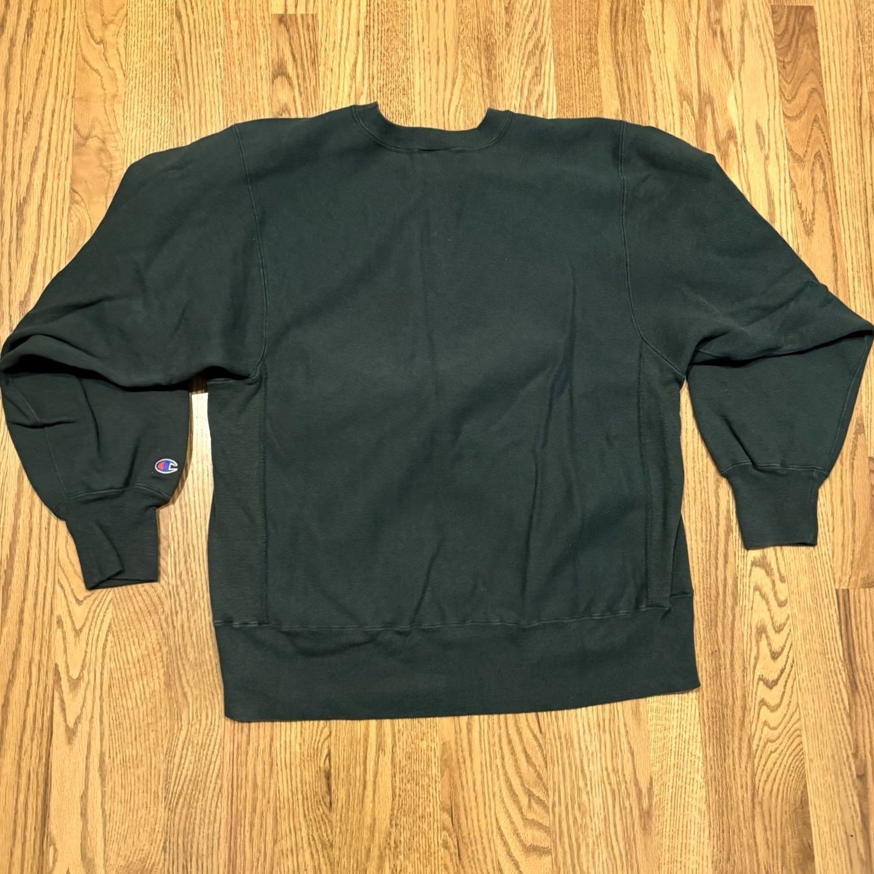 Champion VINTAGE Champion Reverse Weave Sweatshirt Men Large Green 80s 90s College University Graphic Print Pullover Crew Neck Size US L / EU 52-54 / 3 - 2 Thumbnail