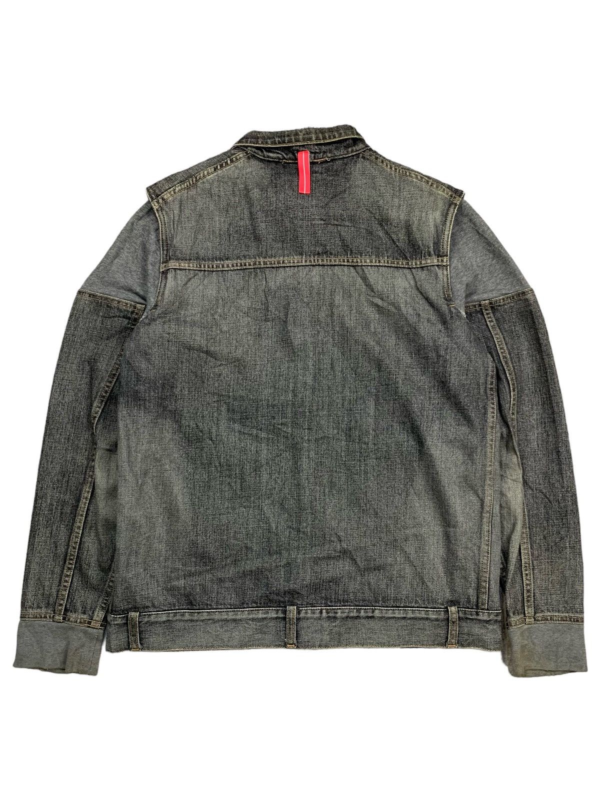 20471120 2000s Whiz Limited - Paneled Denim Jacket Size US L / EU 52-54 / 3 - 2 Thumbnail
