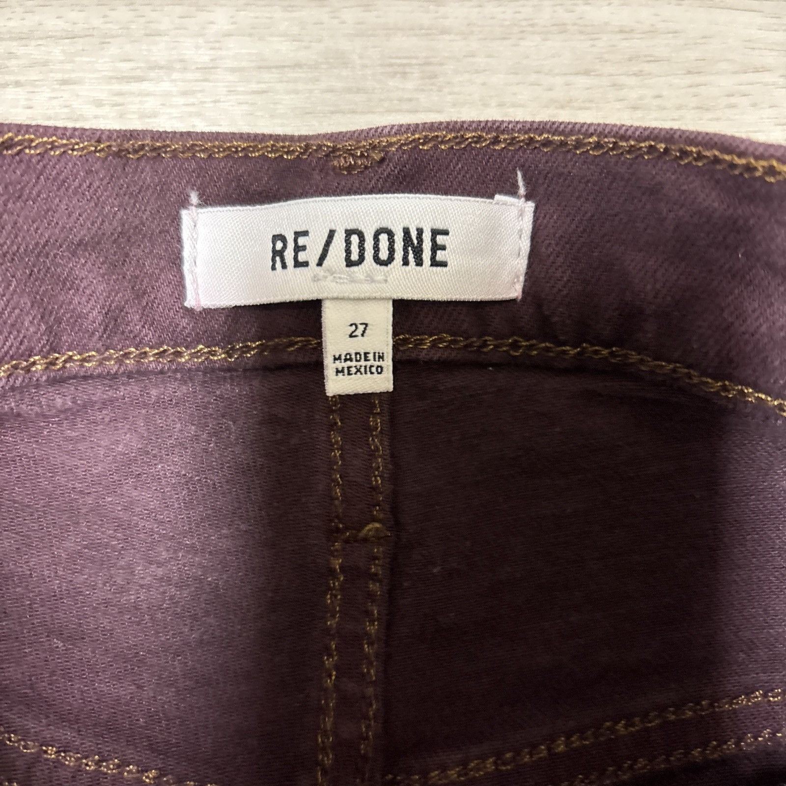 RE/DONE Anthropologie RE/DONE Jeans Womens 27 70s Ultra High Rise St Size 27" / US 4 / IT 40 - 6 Thumbnail