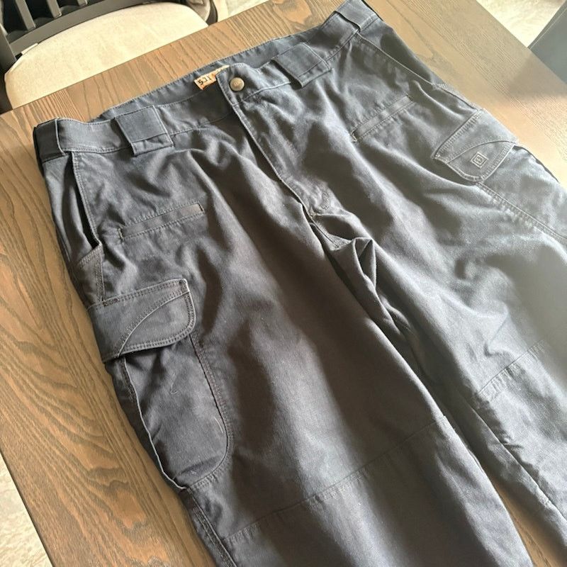 5.11 511 Tactical Pants Mens 38x30 Gray Utility Cargo Hiking Size US 38 / EU 54 - 9 Thumbnail