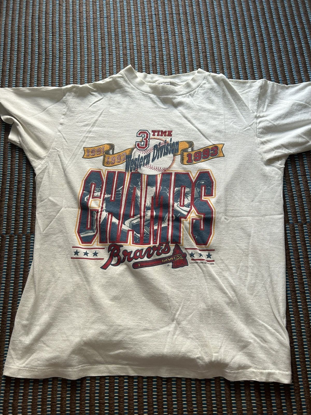 Vintage Vintage Atlanta Braves Single stitch tshirt Size US L / EU 52-54 / 3 - 1 Thumbnail