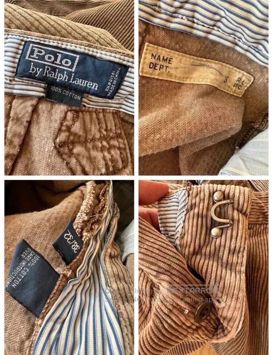 RRL Ralph Lauren vintage polo ralph lauren corduroy pants. Size US 38 / EU 54 - 9 Thumbnail