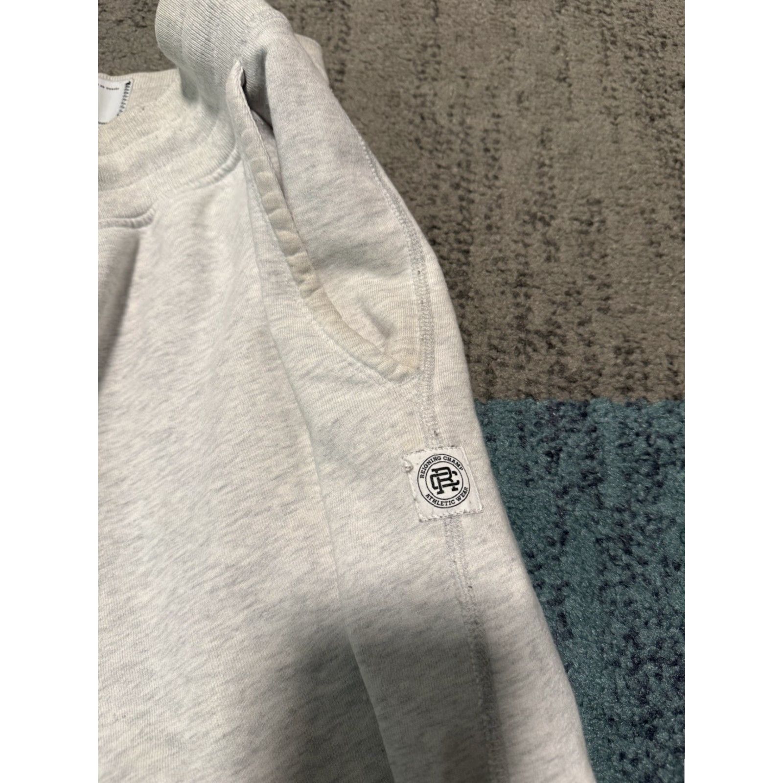 Reigning Champ VINTAGE Reigning Champ Midweight Terry Slim Sweatpant in Grey Size XL Size US 36 / EU 52 - 6 Thumbnail