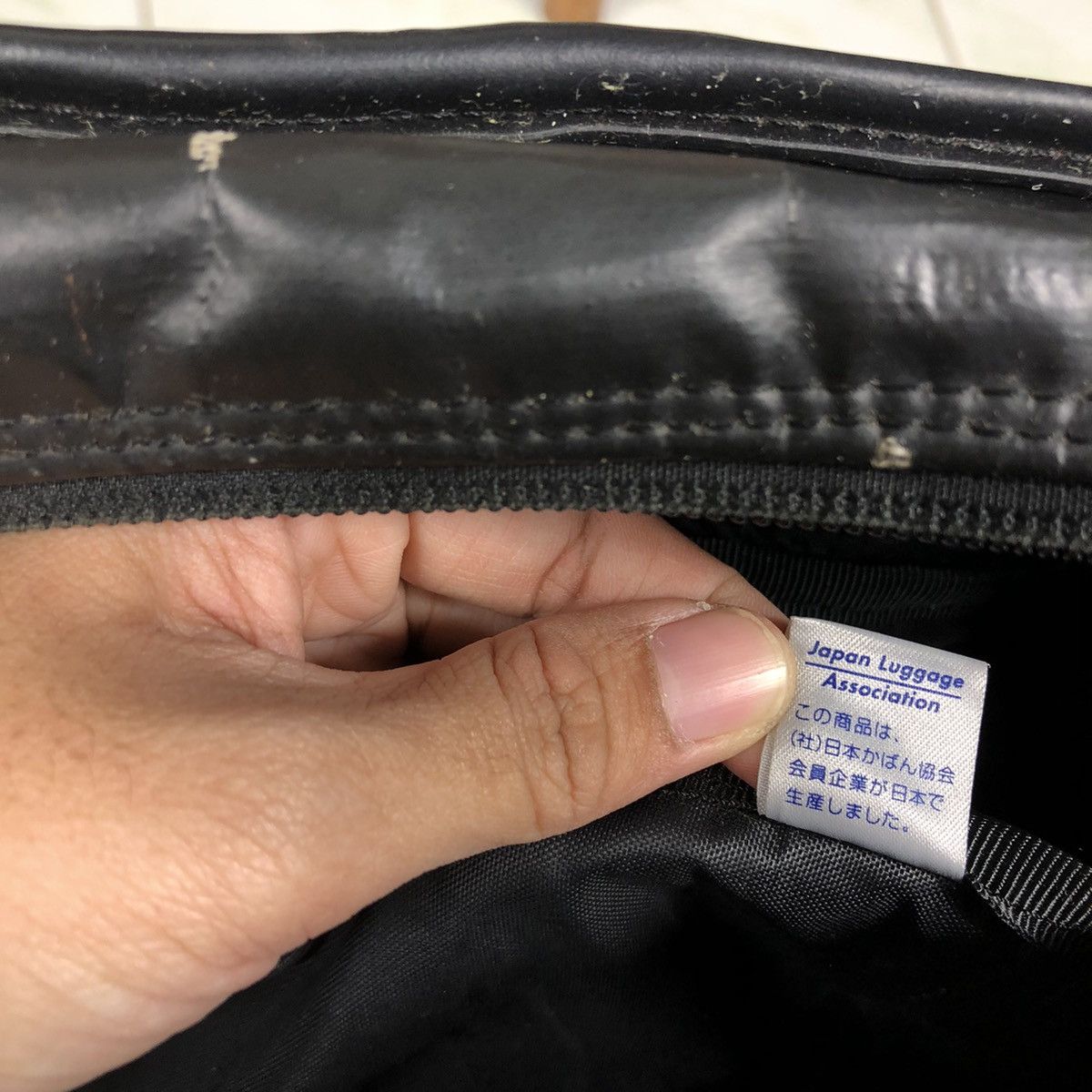 Japanese Brand 📌Vintage Rich Black Massenger Bag Porter Made in Japan Size ONE SIZE - 20 Thumbnail