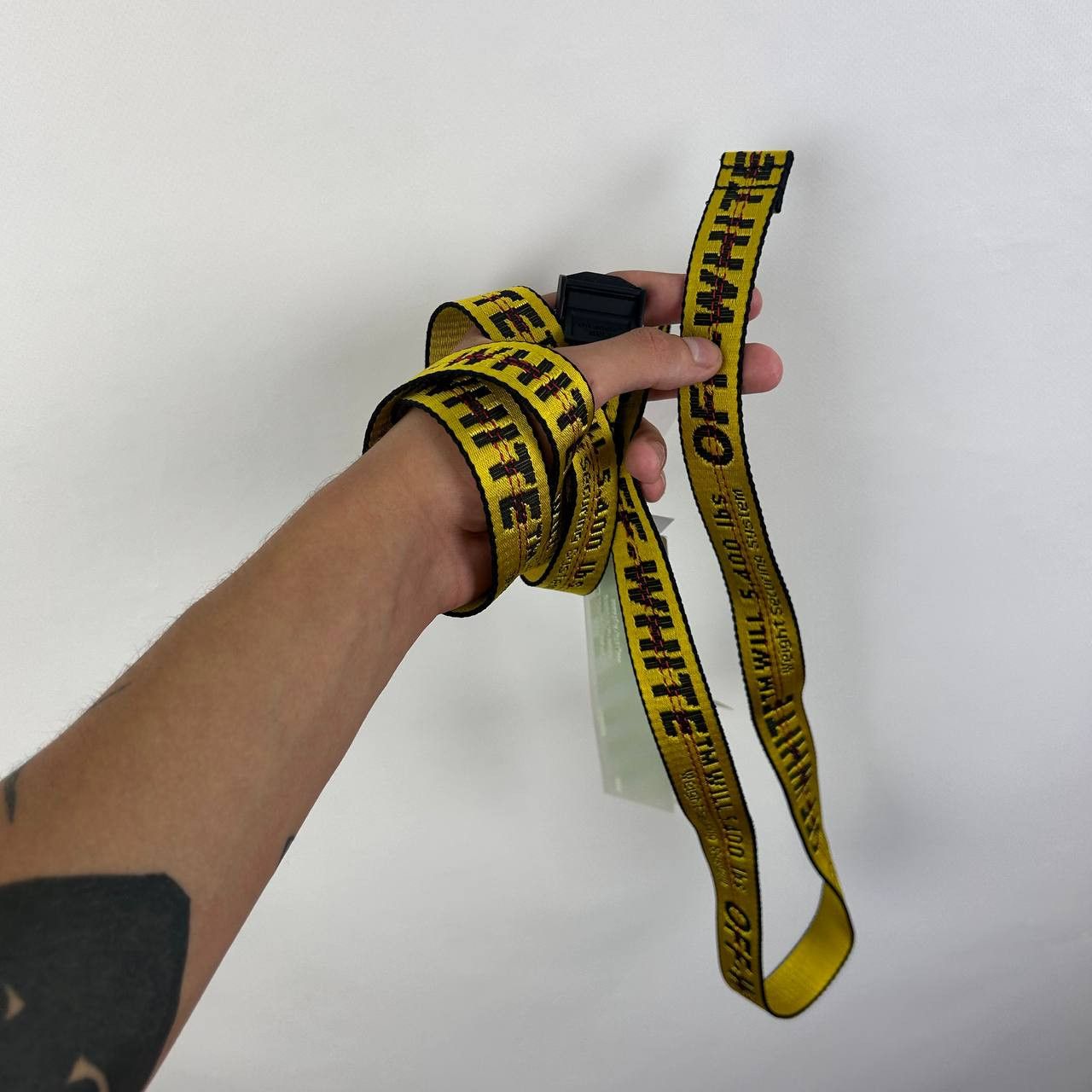 Off-White Off-White Industrial Belt (Yellow - OS - Brand New) Size ONE SIZE - 2 Thumbnail