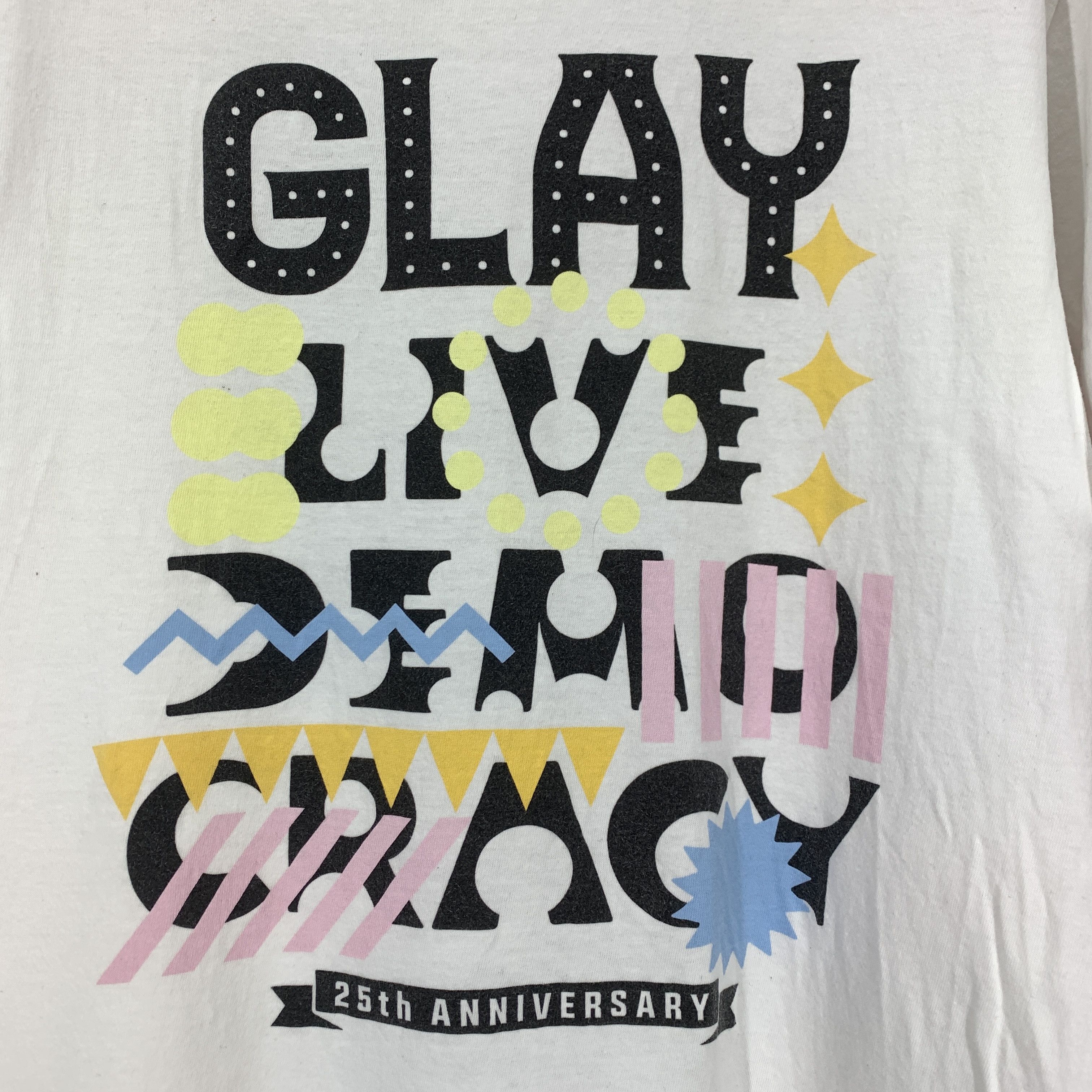Band Tees GLAY Live Democracy Japan Rock Band T Shirt #1789/07 Size US M / EU 48-50 / 2 - 2 Thumbnail