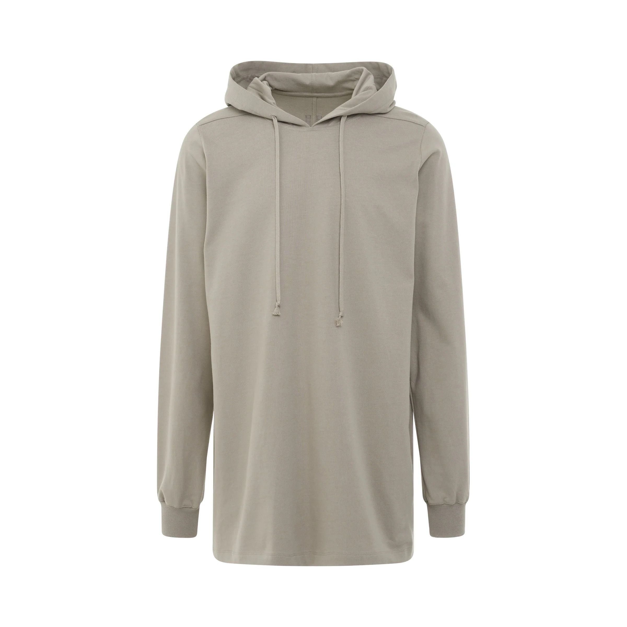 Rick Owens o1mris0824 Drawstring Hoodie in Pearl Size US M / EU 48-50 / 2 - 1 Thumbnail