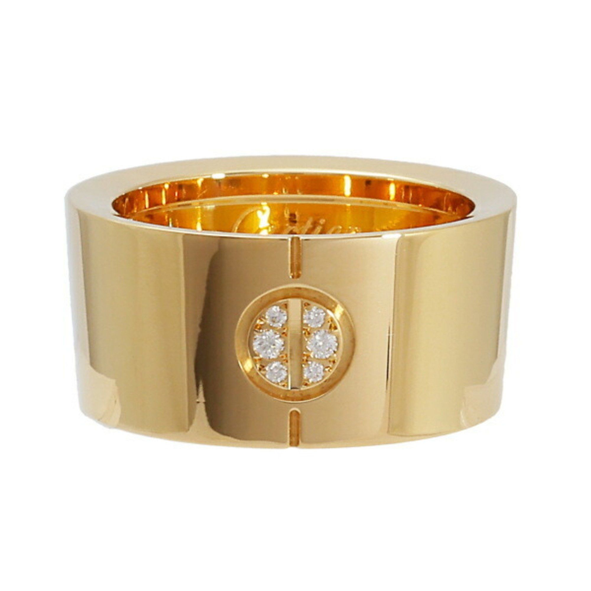 image of Cartier Love Diamond K18Yg Yellow Gold Ring, Women's