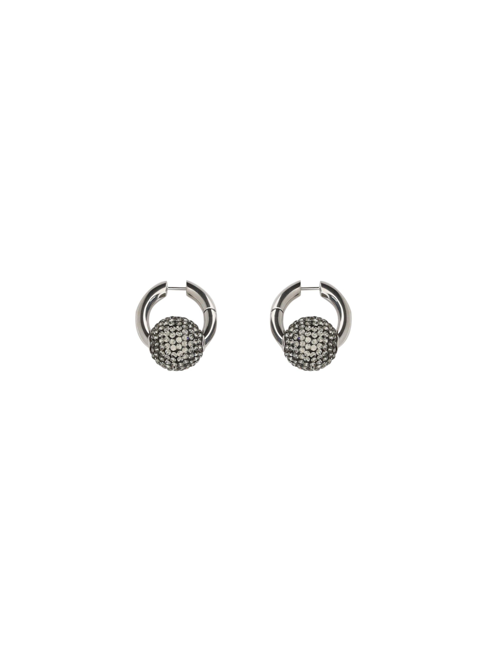 Balenciaga o1bcso1str0326 Size: S / Quantum Earrings in Silver Size ONE SIZE - 1 Thumbnail