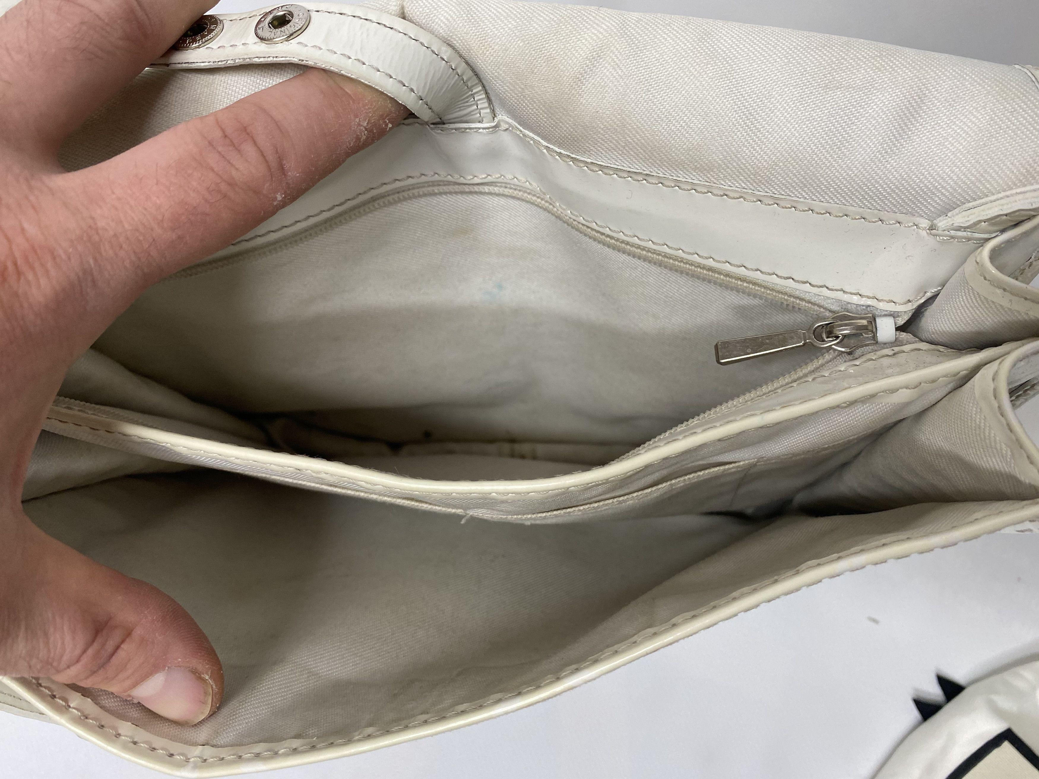 Longchamp × Vintage LONGCHAMP VINTAGE BEIGE VINYL CROSSBODY BAG Size ONE SIZE - 6 Thumbnail