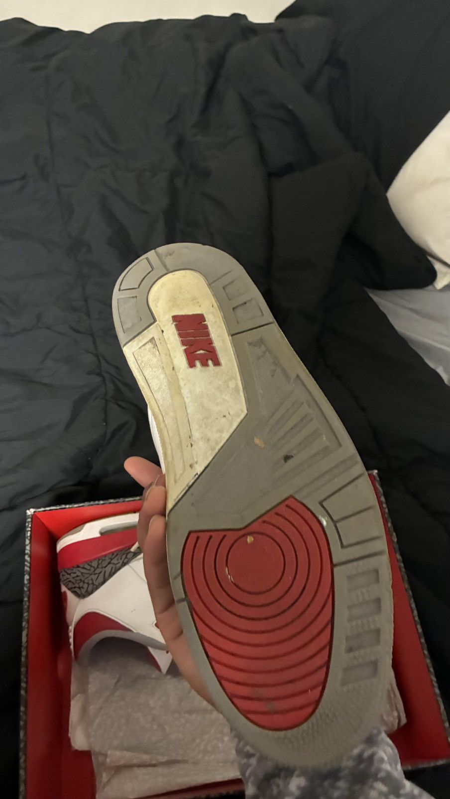 Jordan Brand Jordan 3 fire red Size US 13 / EU 46 - 4 Thumbnail