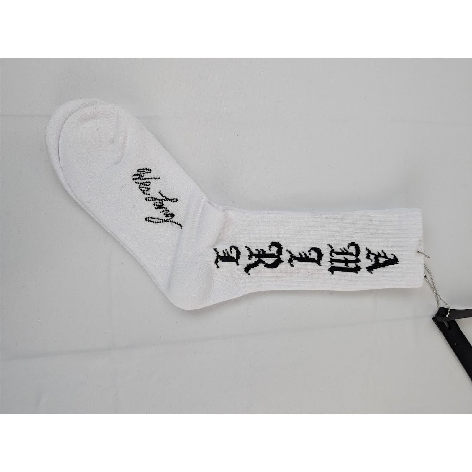 Amiri × Wes Lang o1rshd1 Q:2 / Size: 41-42 / Reaper Blood Socks in White Size ONE SIZE - 3 Thumbnail