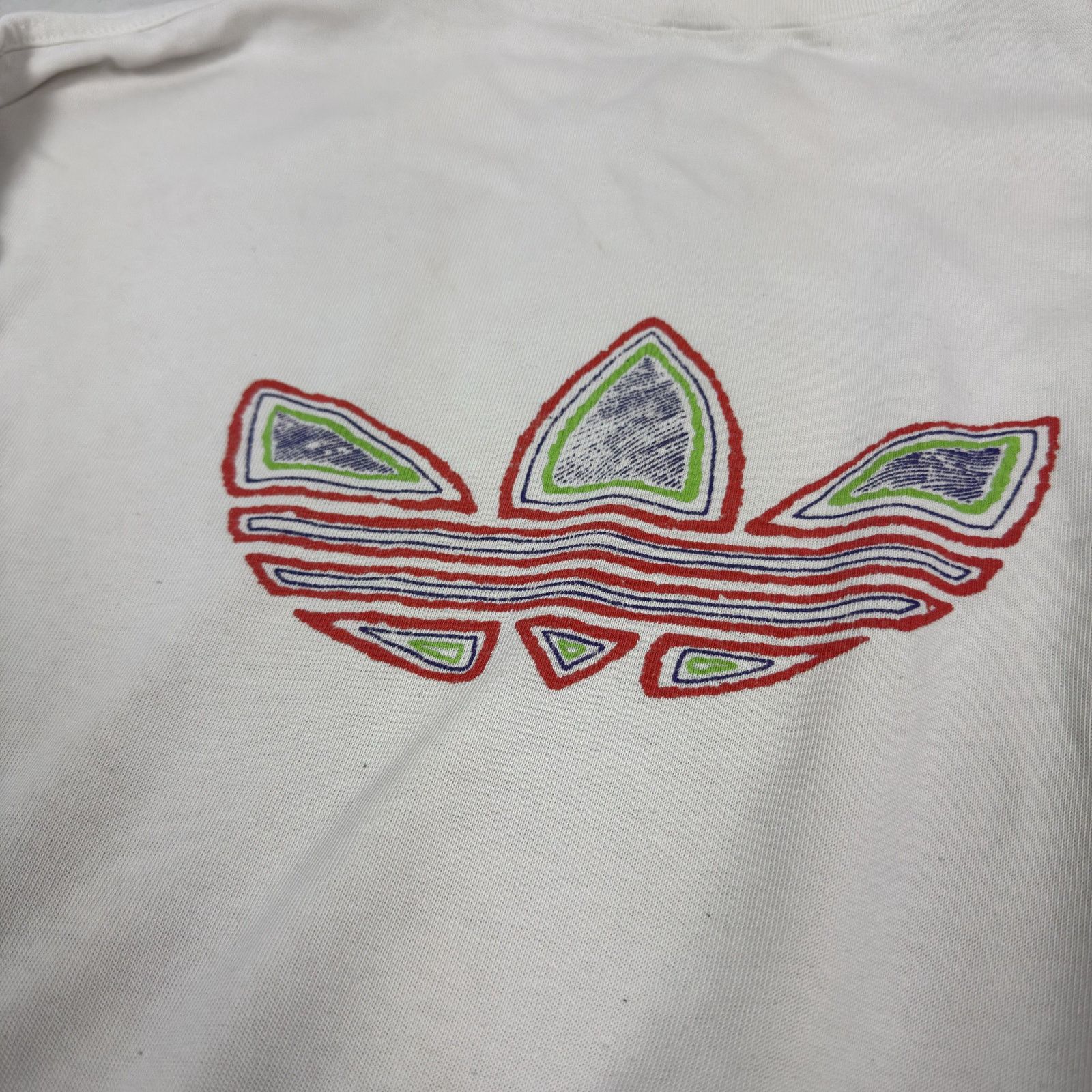 Adidas × Vintage Adidas Beige Spell Out Essential Pullover Sweatshirt Size US M / EU 48-50 / 2 - 4 Thumbnail