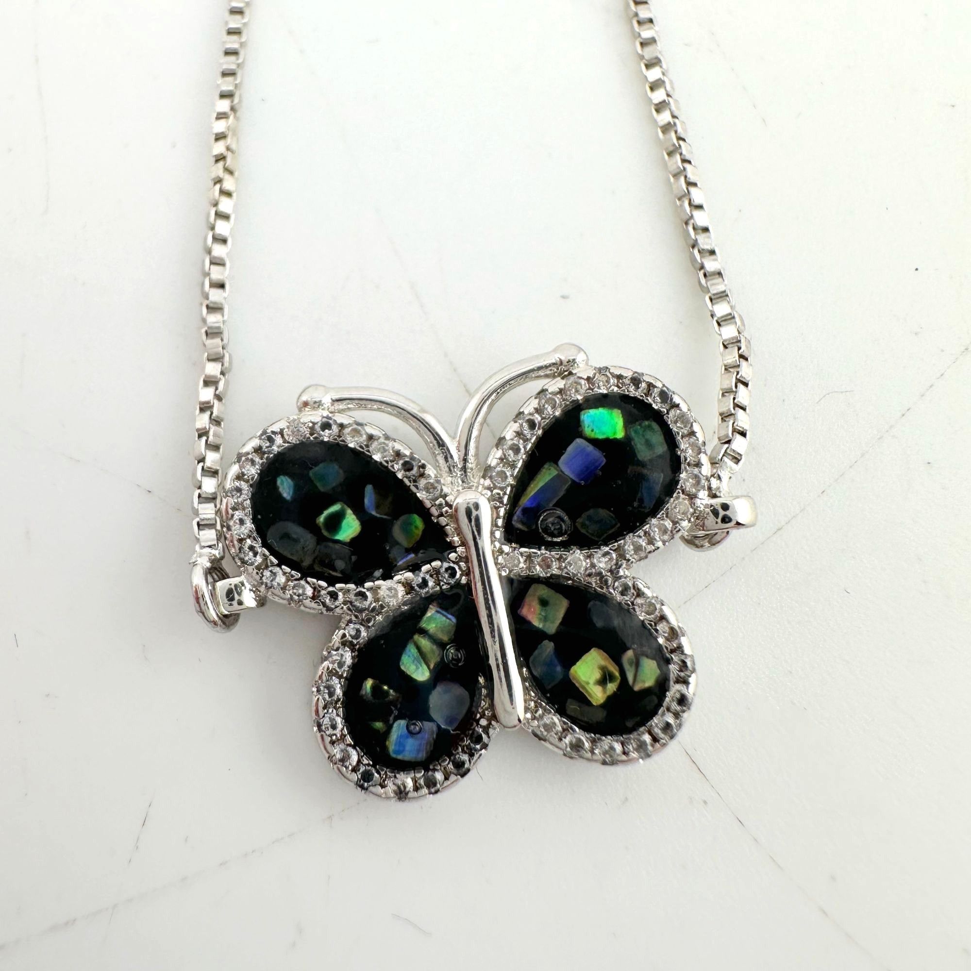 Other Abalone Butterfly Bolo Bracelet Size ONE SIZE - 8 Thumbnail