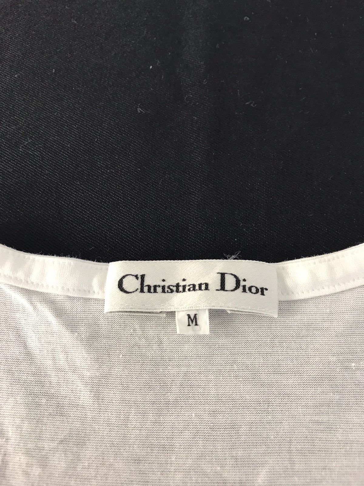 Christian Dior Monsieur Vintage 90s Christian Dior White Inner Thin Tee Unisex Wear Size US S / EU 44-46 / 1 - 6 Thumbnail