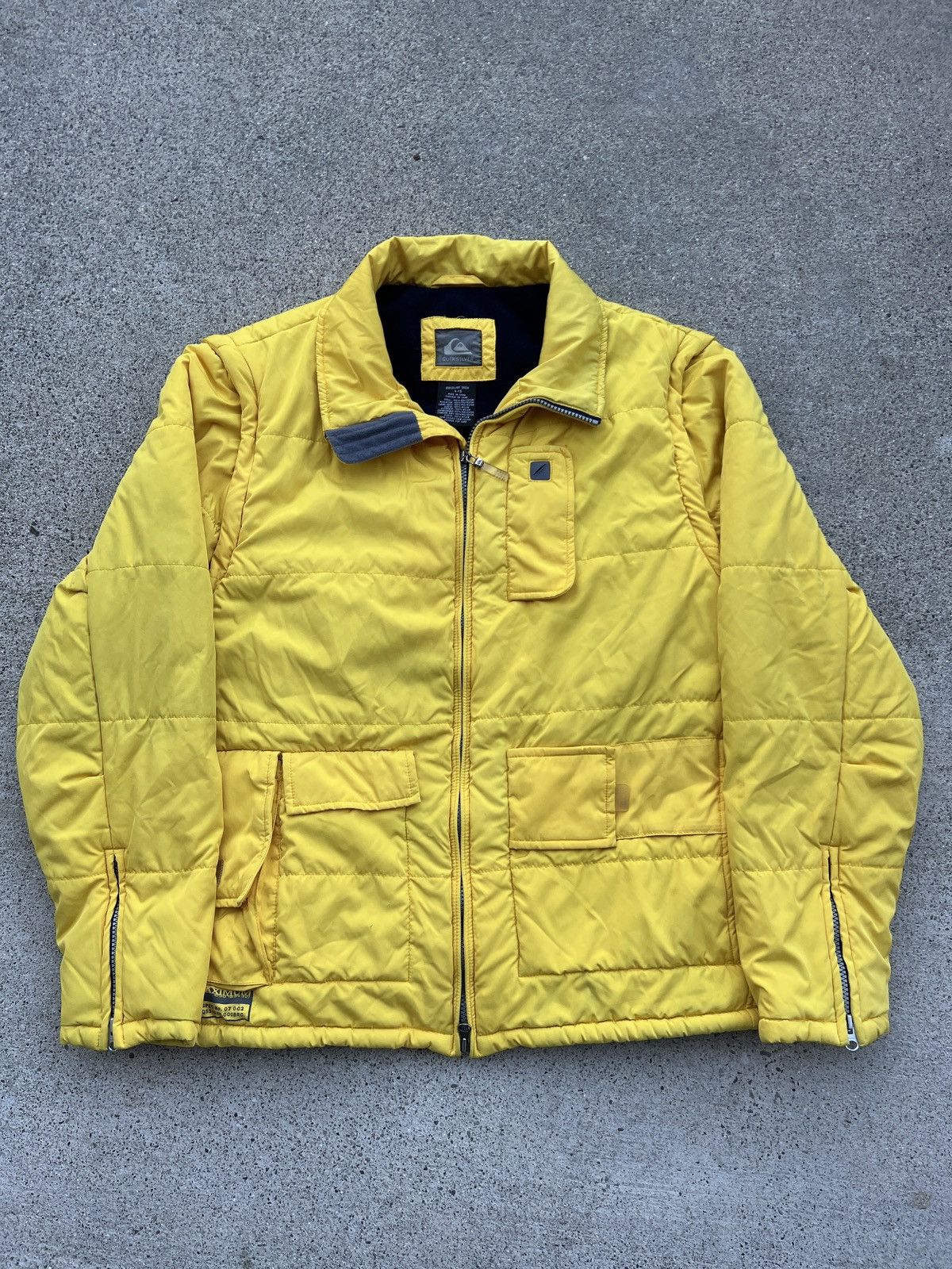 Quiksilver × Vintage Vintage 2000s Quiksilver Windbreaker Fleece 2-1 Vest Jacket Size US L / EU 52-54 / 3 - 1 Thumbnail