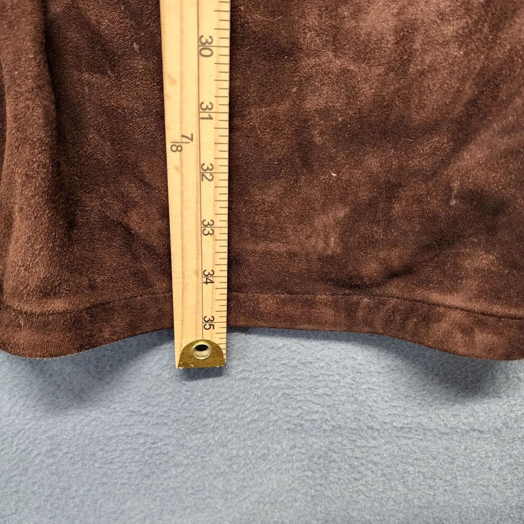 Vintage VINTAGE Ponte Vecchio Suede Leather Jacket Coat Mens XL Reversible Italy Brown Overcoat Coat Mens XL Brown Italy Suede Leather Reversible Vintage Mens Size US XL / EU 56 / 4 - 6 Thumbnail