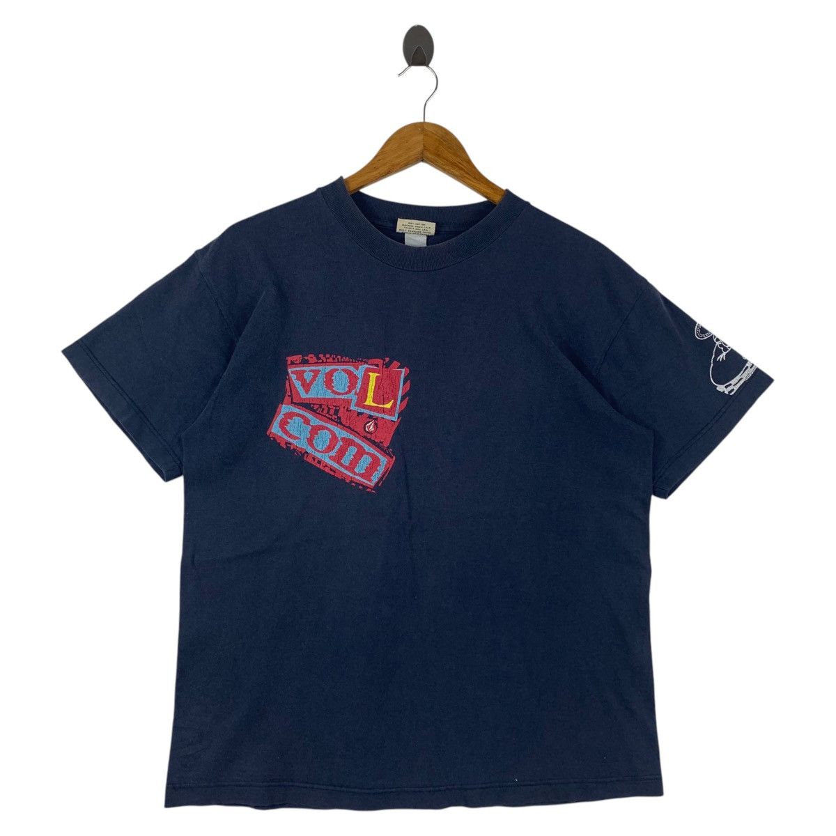 Volcom Vintage 90s VOLCOM skateboard logo design tee Size US M / EU 48-50 / 2 - 1 Thumbnail