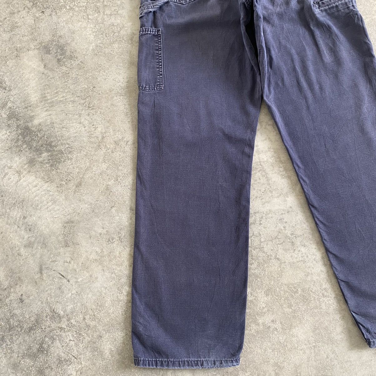 Carhartt Vintage Carhartt Faded Navy Blue Carpenter Work Pants Size US 33 - 16 Thumbnail