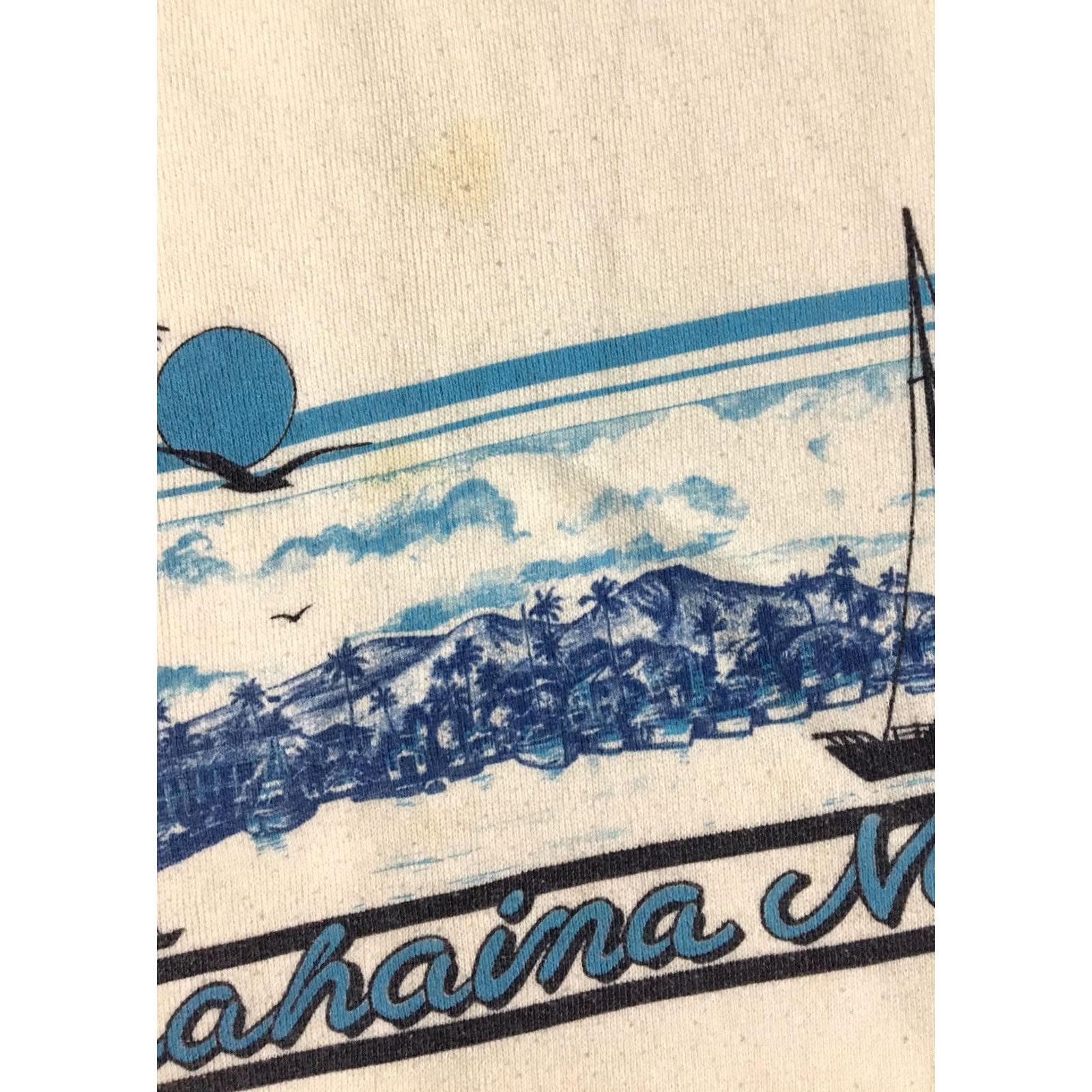 Tultex VINTAGE Maui Hawaii Spellout Sweatshirt S Mens White 80s Surf USA University Tultex TM USA Surf North Shore 80s 90s Retro Grunge Beach Fashion Size US S / EU 44-46 / 1 - 5 Thumbnail