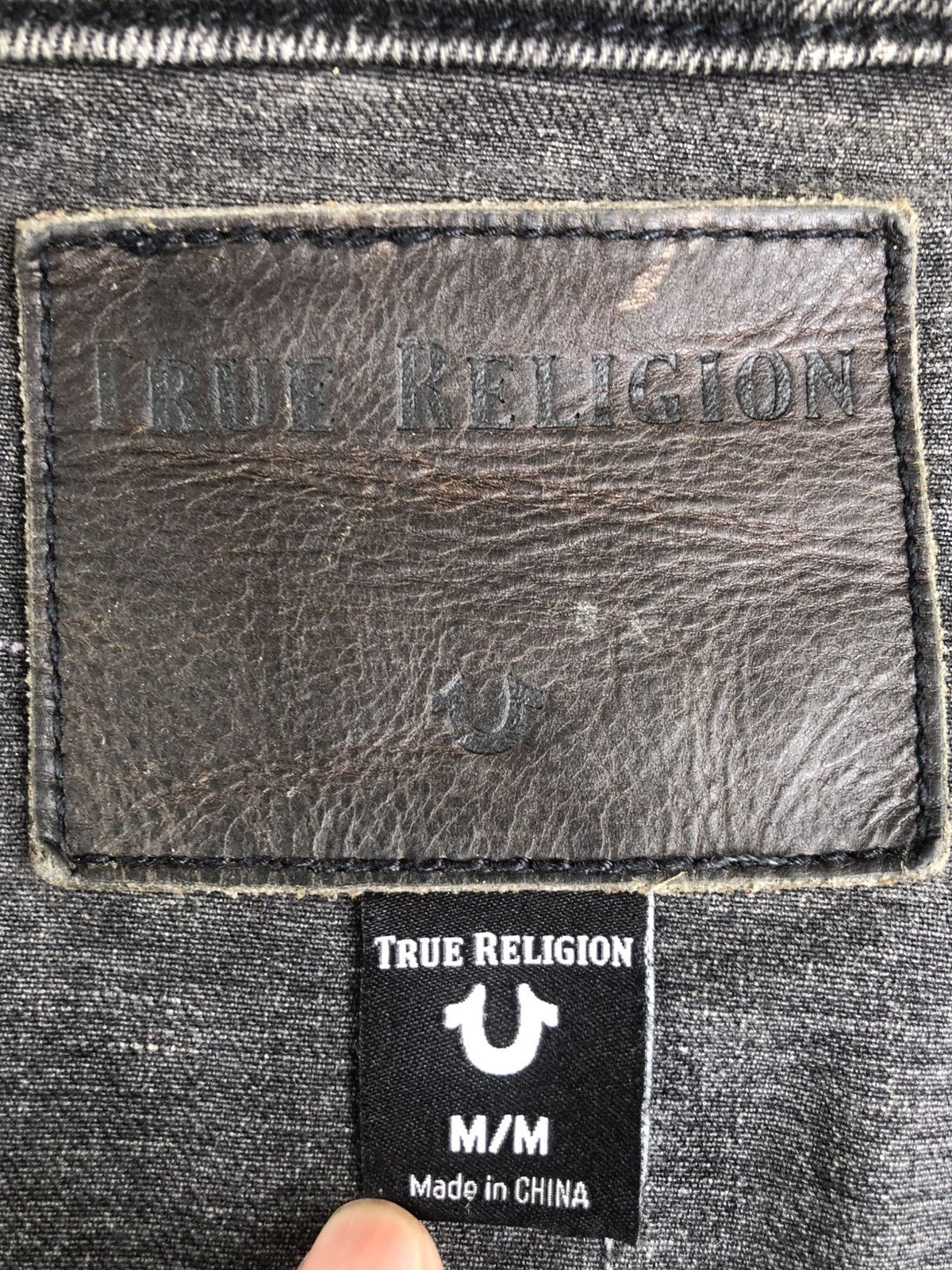 True Religion True Religion Denim Jacket Boro Patchwork Distressed Size US M / EU 48-50 / 2 - 22 Thumbnail