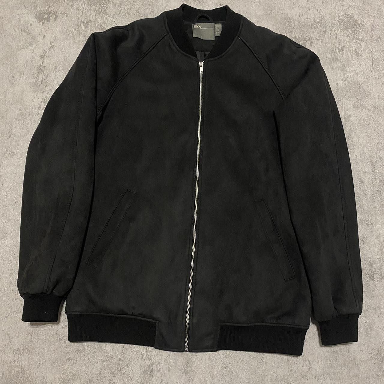 Asos Asos Black bomber jacket #leatherjacket Size US M / EU 48-50 / 2 - 1 Thumbnail