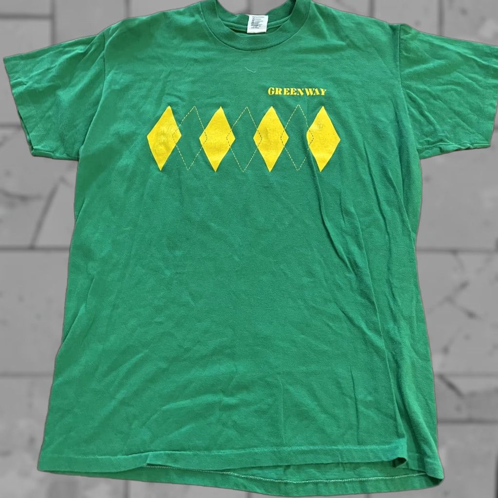 Vintage VINTAGE Steedman Greenway Single Stitch Sport Tee Mens XL Green Graphic Tee Sports Mens XL Size US XL / EU 56 / 4 - 1 Thumbnail