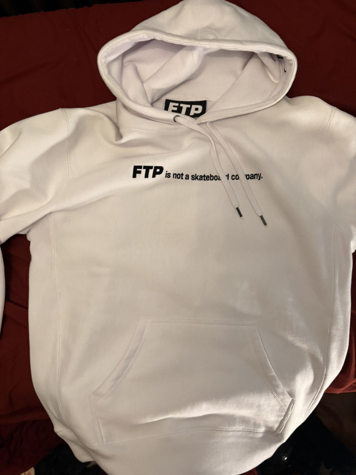 Fuck The Population FTP is not a Skateboard Company white hoodie Size US L / EU 52-54 / 3 - 1 Thumbnail