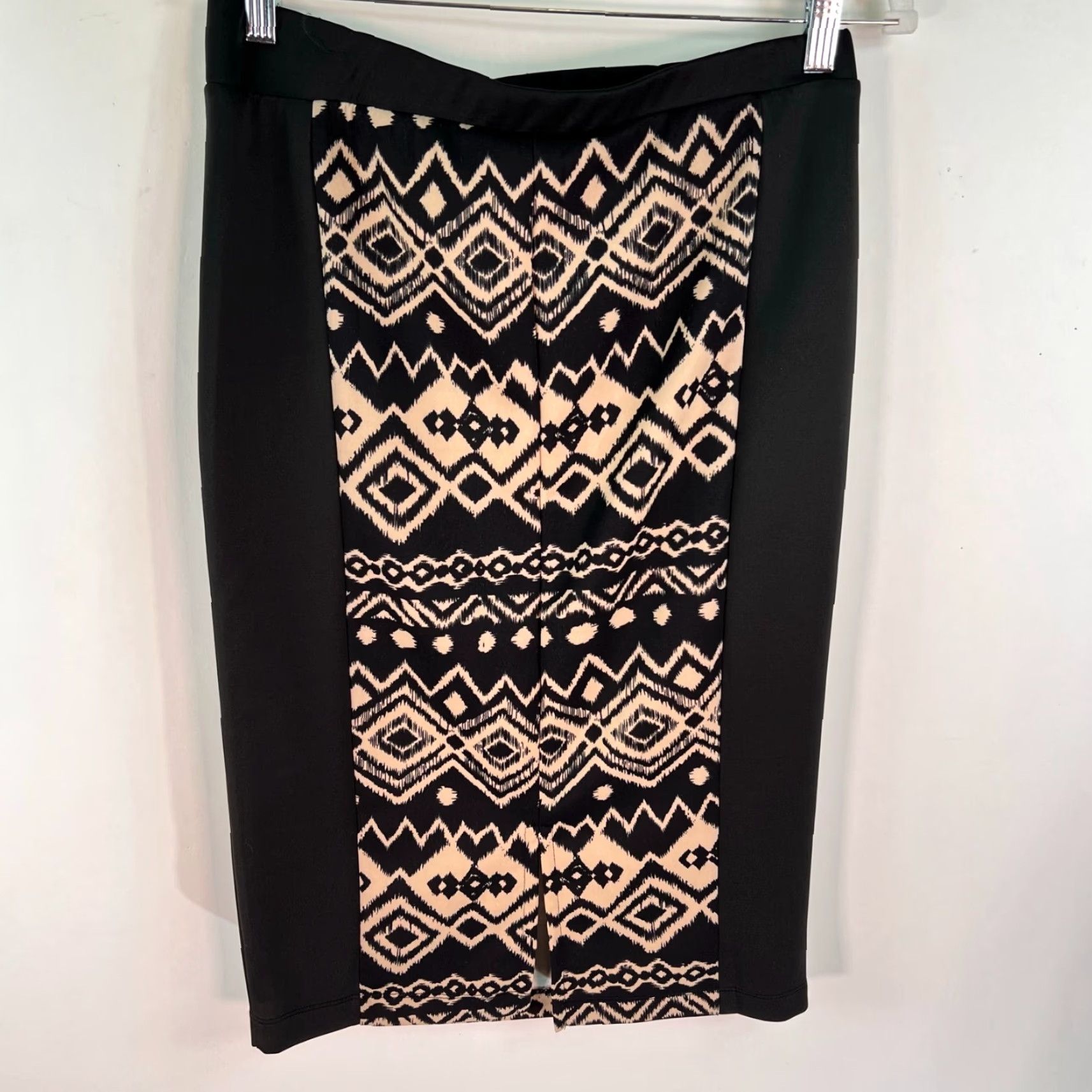 Vintage Courtenay Pencil Skirt Womens M Black White Geometric Poly Courtenay Pencil Skirt Womens M Black White Geometric Poly Size 32" / US 10 / IT 46 - 5 Thumbnail