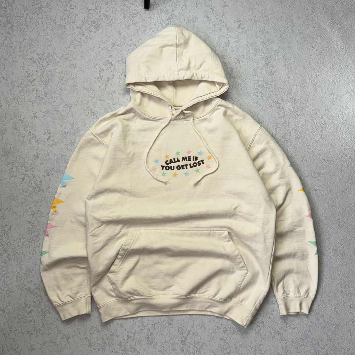 Golf le Fleur Cream Call Me If You Get Lost Hoodie Size US M / EU 48-50 / 2 - 1 Thumbnail