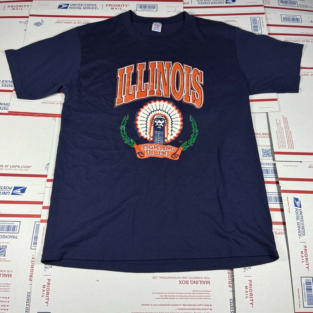 Jerzees 1980S VINTAGE JERZEES BY RUSSEL ILLINOIS COLLEGE SIZE XL Size US XL / EU 56 / 4 - 1 Thumbnail