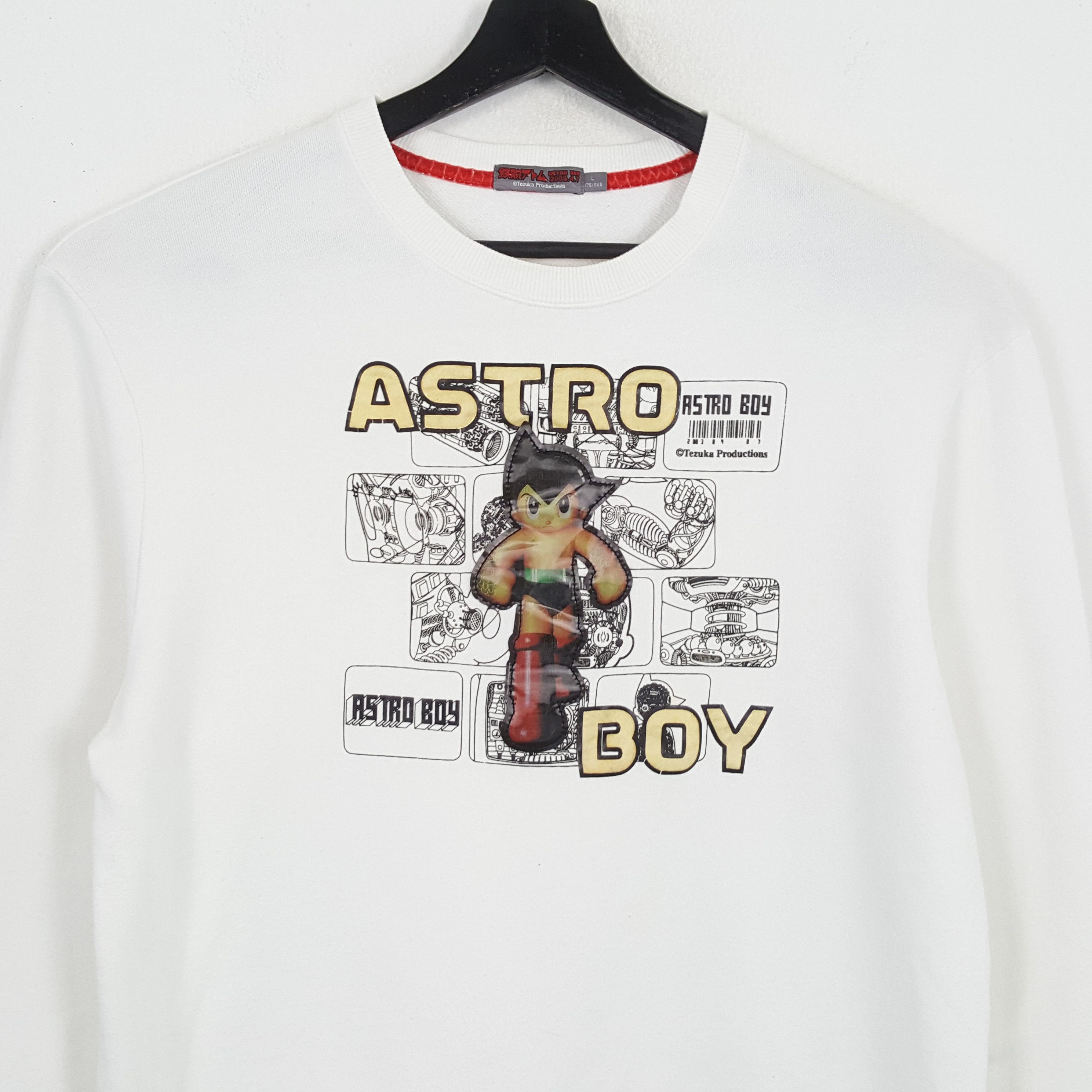 Anime × Sci-Fi Fantasy × Vintage ASTRO BOY Japanese Anime Cartoon Sweatshirt Size US M / EU 48-50 / 2 - 2 Thumbnail