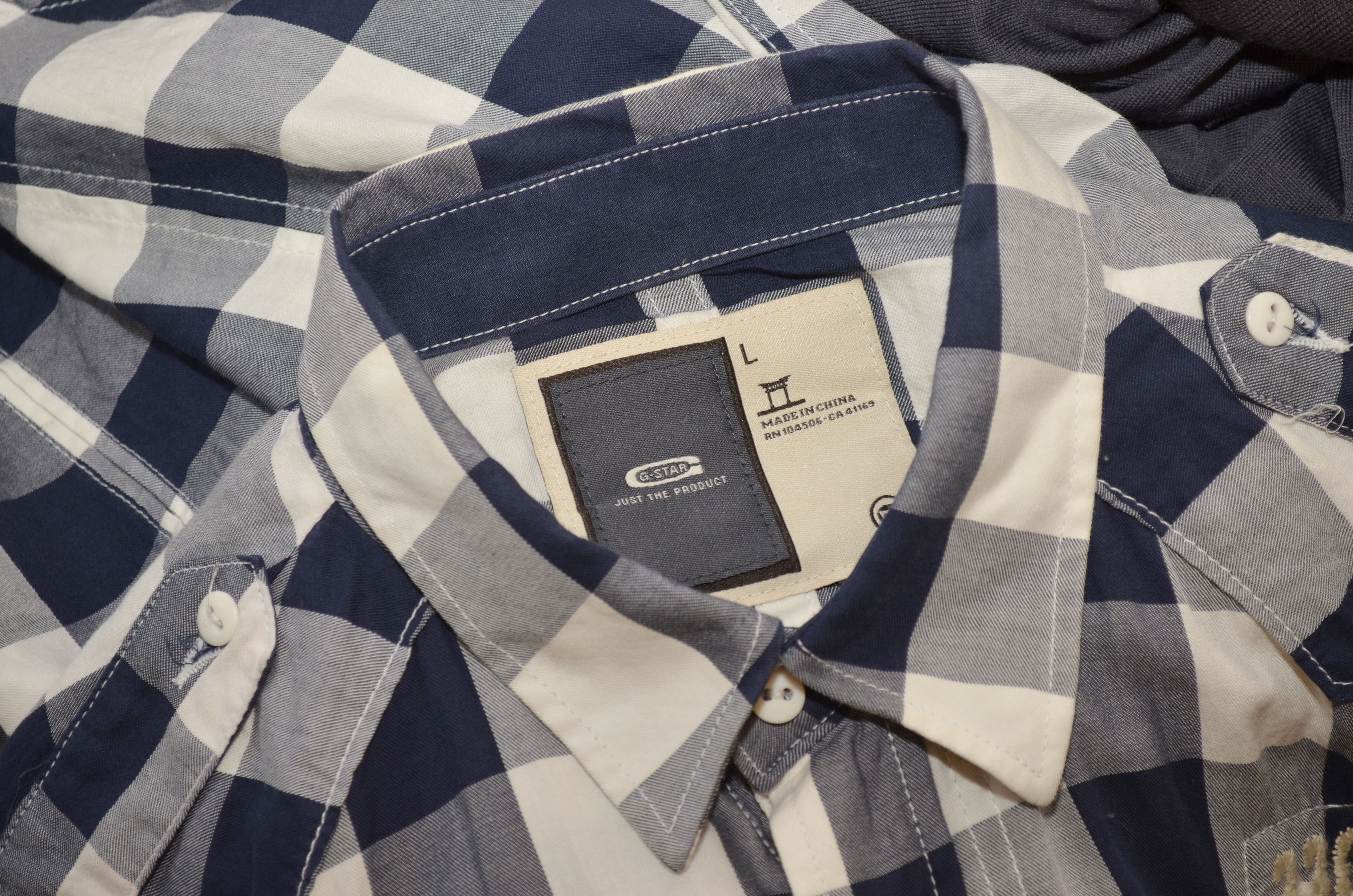 G-Star G-STAR New Gould Army Zip Shirt Check Size L Size US L / EU 52-54 / 3 - 8 Thumbnail