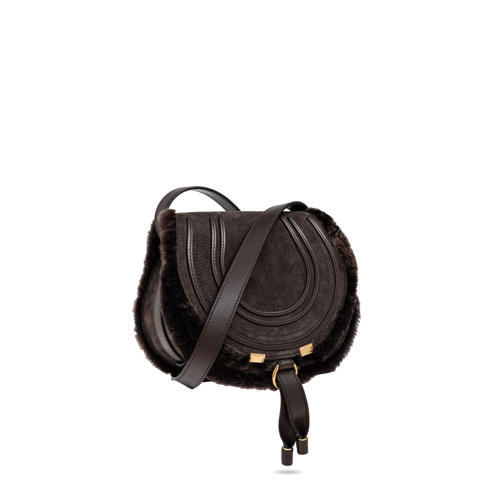 Chloe Chloe Small Brown Shoulder Bag New Size ONE SIZE - 3 Thumbnail