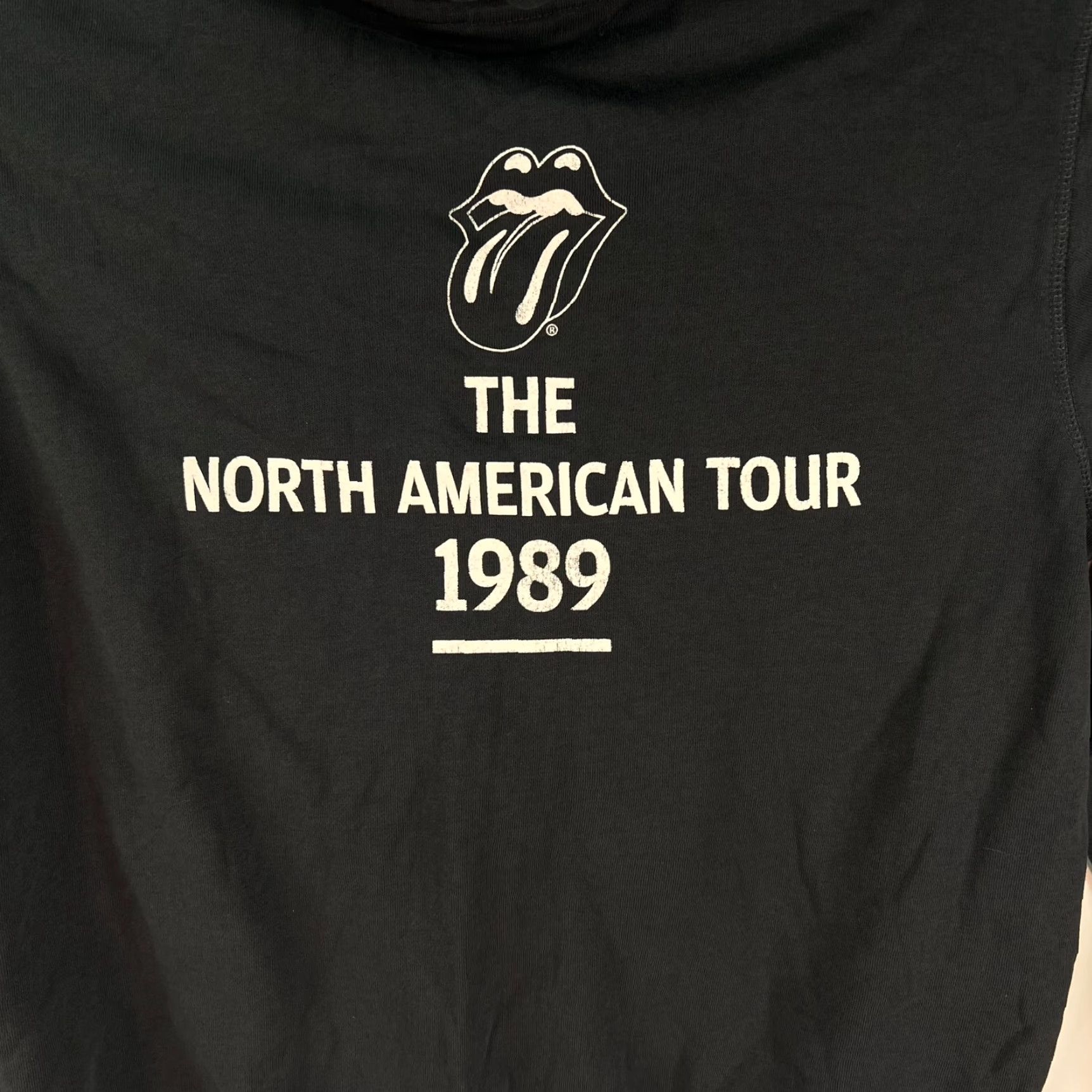 H&M Rolling Stones Hooded Sweatshirt Small Black North America Tour 1989 Mens Sweatshirt Rock Band Hoodie Size US S / EU 44-46 / 1 - 4 Thumbnail