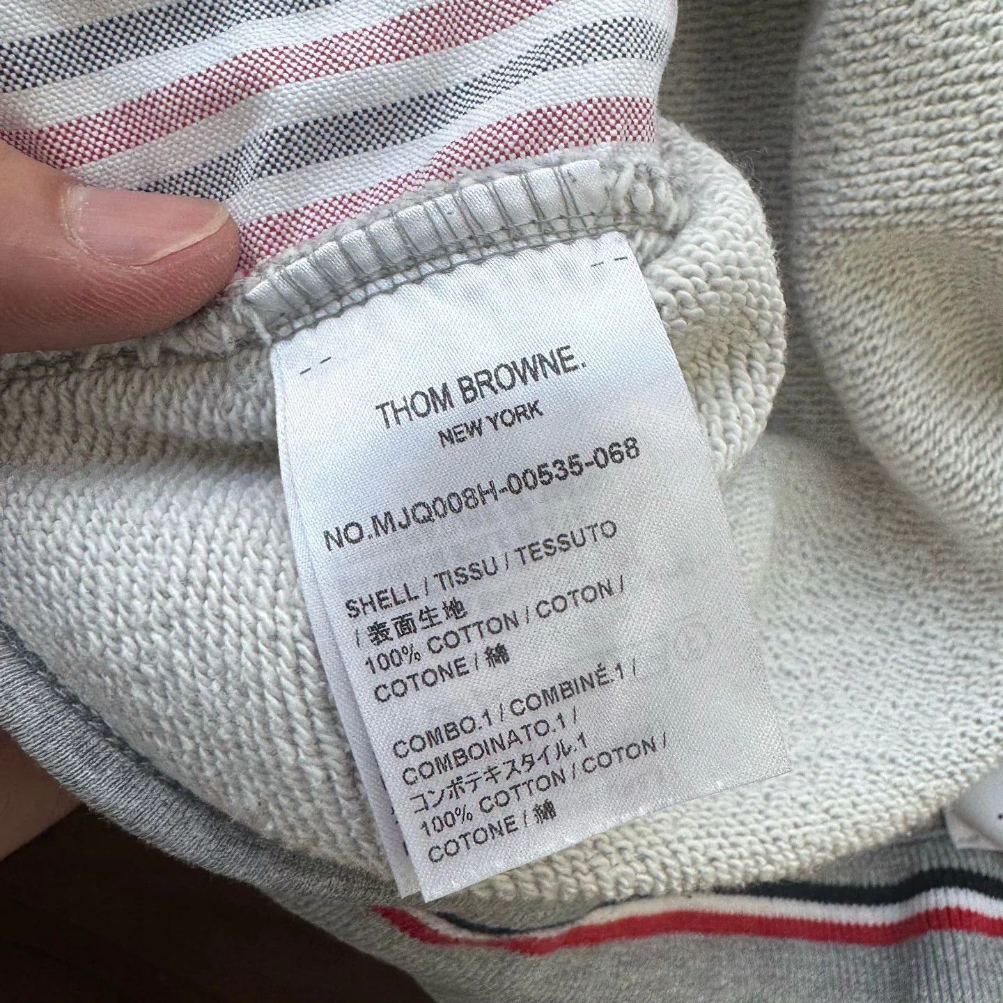 Thom Browne Classic 4-Bar Gray/White Pants Size US 34 / EU 50 - 3 Thumbnail