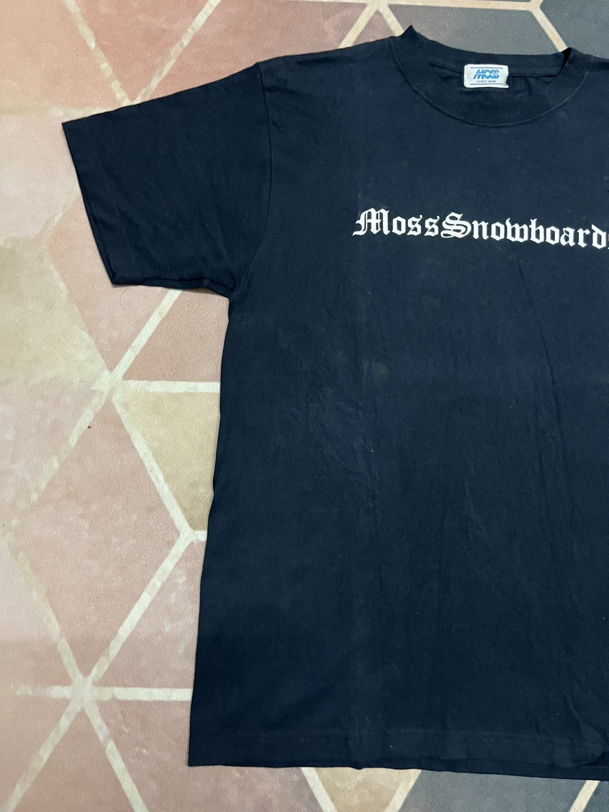 Moss 💥Vintage MOSS SNOWBOARDS cross tee Size US L / EU 52-54 / 3 - 5 Thumbnail