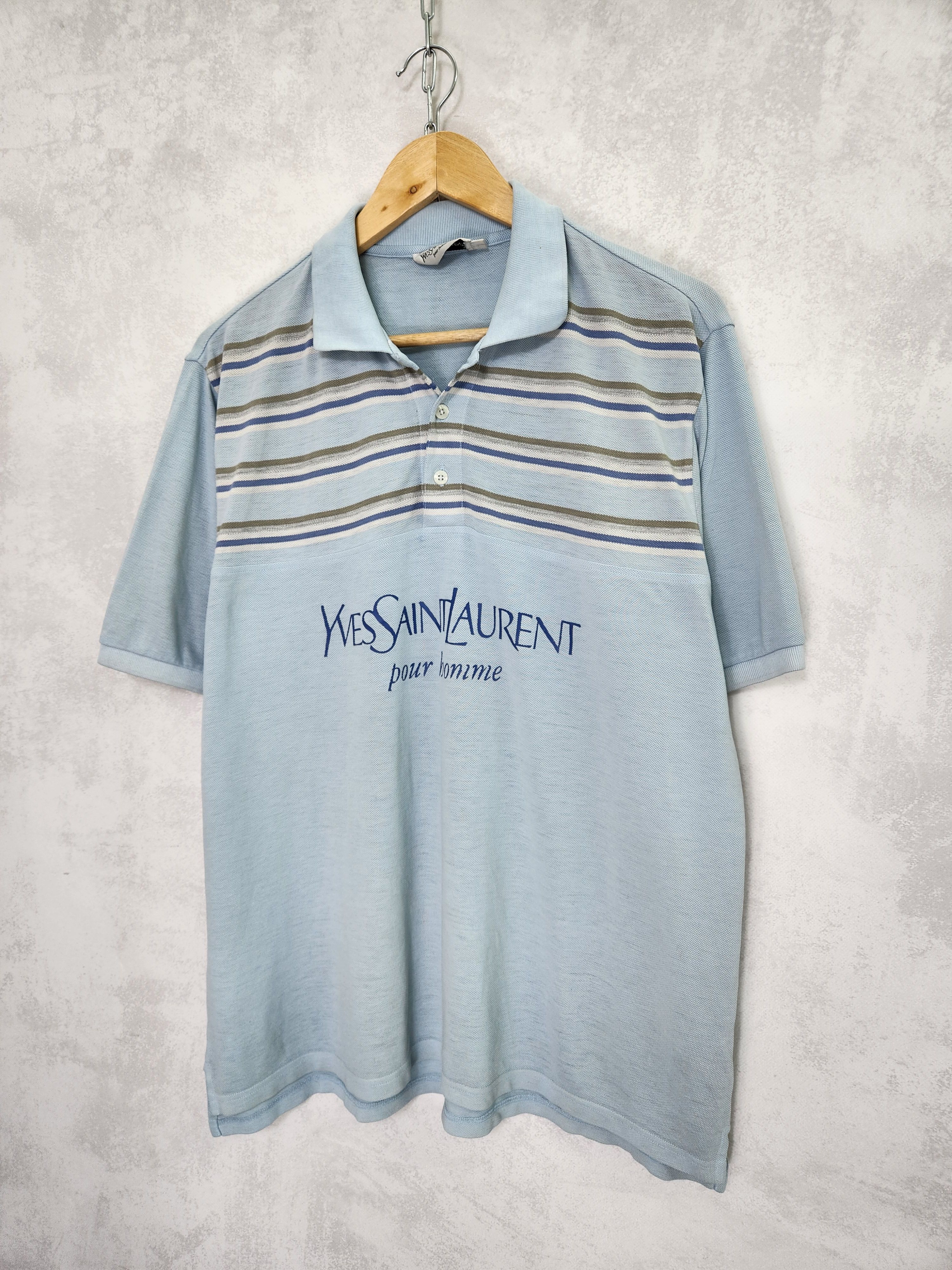 90's Yves Saint Laurent HOMME YSL Tシャツ 90s Vintage Yves Saint