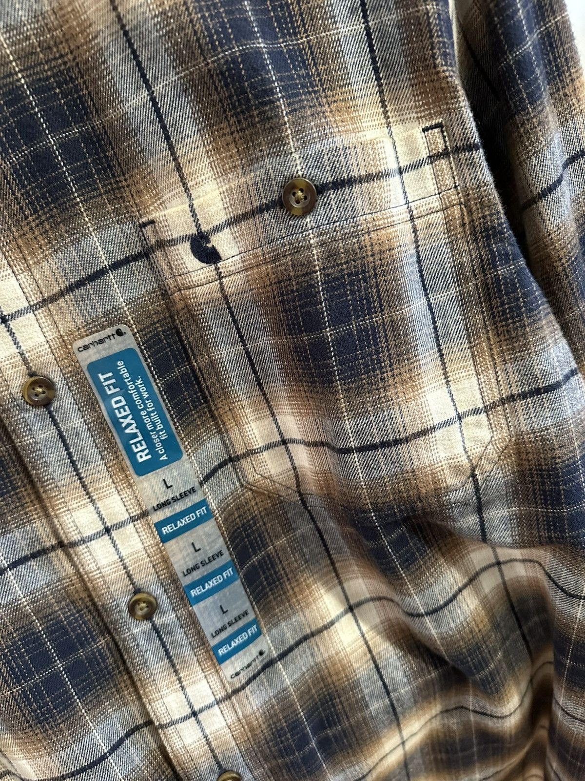 Carhartt Carhartt plaid shirt large Size US L / EU 52-54 / 3 - 3 Thumbnail