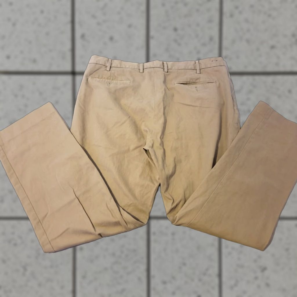 J.Crew J.CREW Mens Khaki Chino Pants 38x32 Flat Front Straight Leg Casual Dress Trousers Beige Size US 38 / EU 54 - 1 Thumbnail