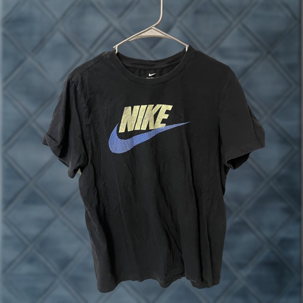 Nike Nike T-Shirt Mens Large Black Short Sleeve Crewneck Logo Dri-FIT Tee Size US L / EU 52-54 / 3 - 1 Thumbnail
