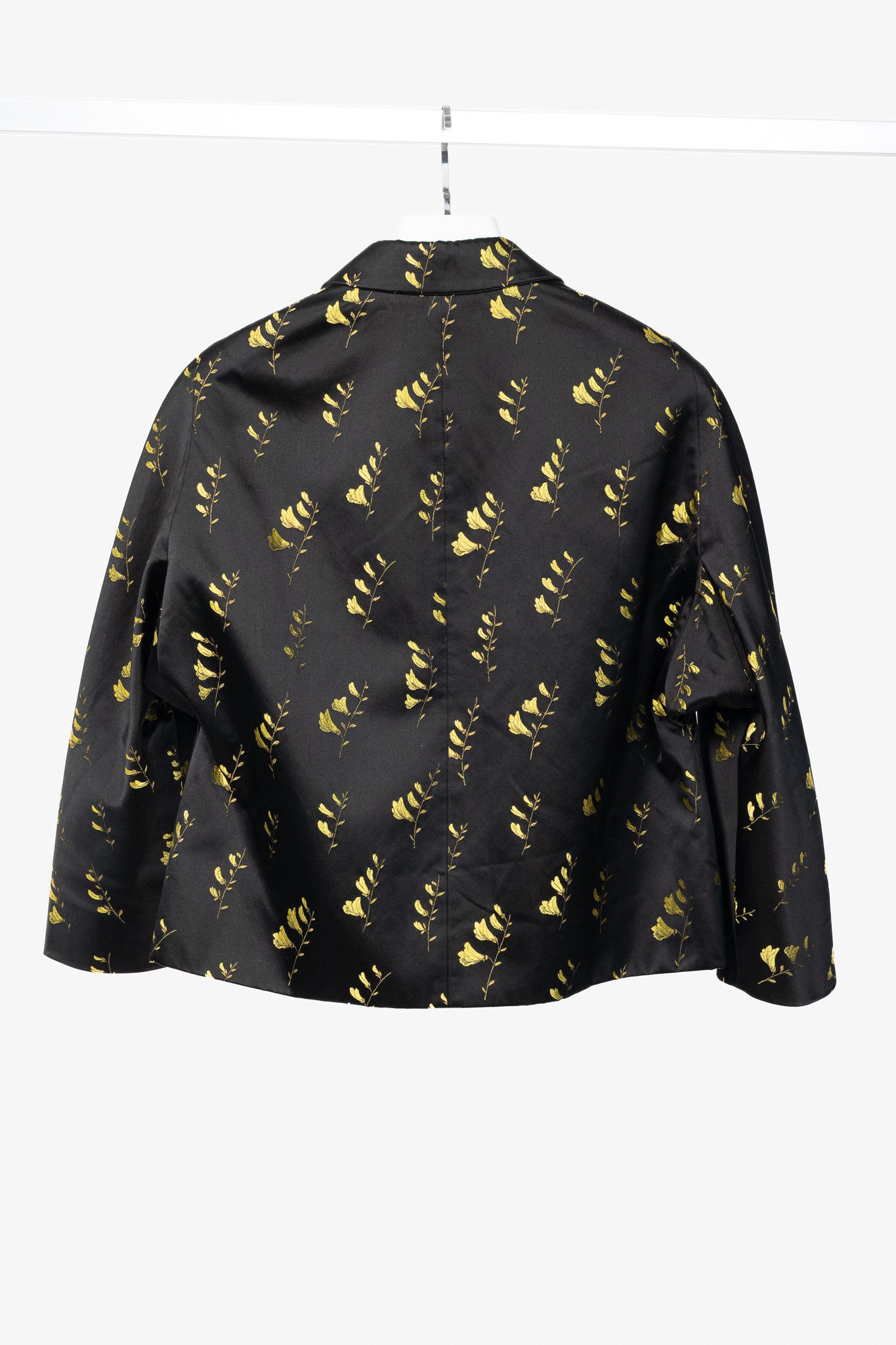 Miu Miu Miu Miu SS15 Runway Duchesse Mughetto Jacquard Satin Jacket Size S / US 4 / IT 40 - 2 Thumbnail