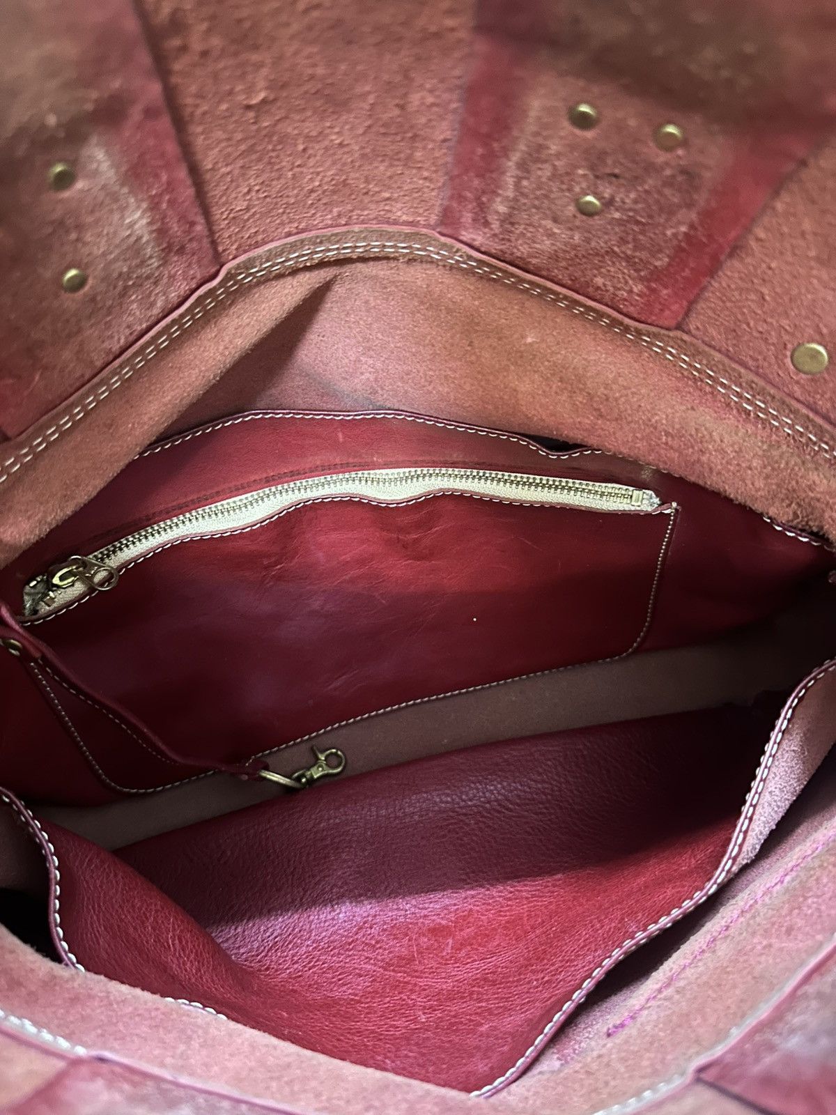 Japanese Brand Porco Rosso leather bag 2 ways Size ONE SIZE - 4 Thumbnail