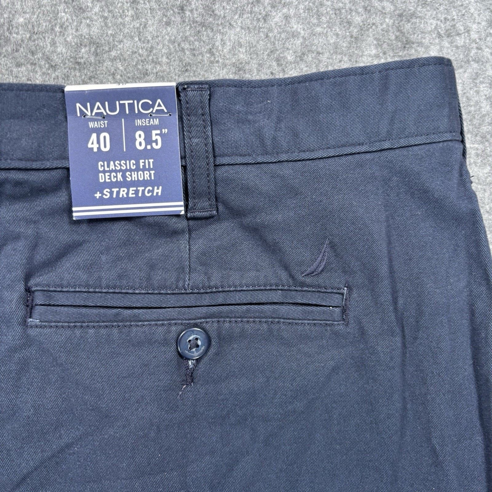 Nautica Nautica Classic Fit Deck Shorts Navy Blue Mens 40x8.5 NWT Size US 40 / EU 56 - 7 Thumbnail
